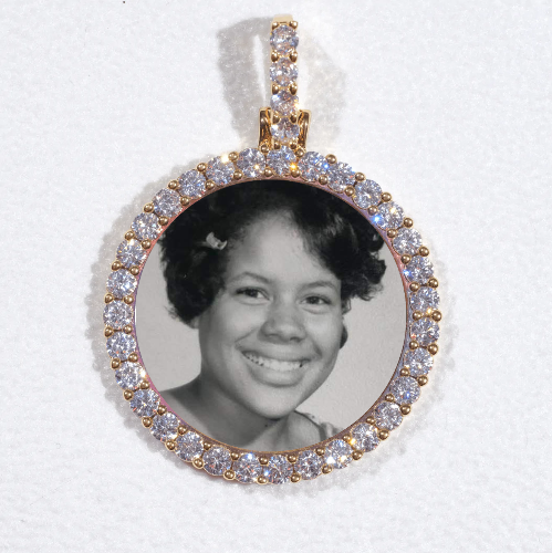 3D CIRCLE CUSTOM PICTURE PENDANT SMALL SIZE