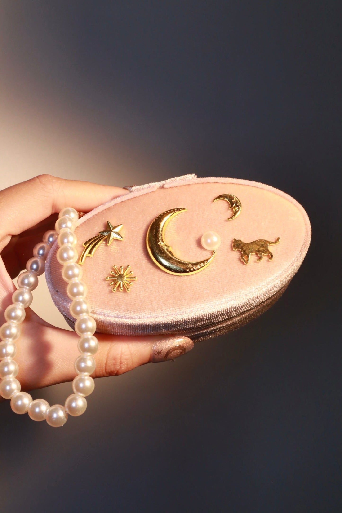 CTC Moon Star Pink Jewelry Case