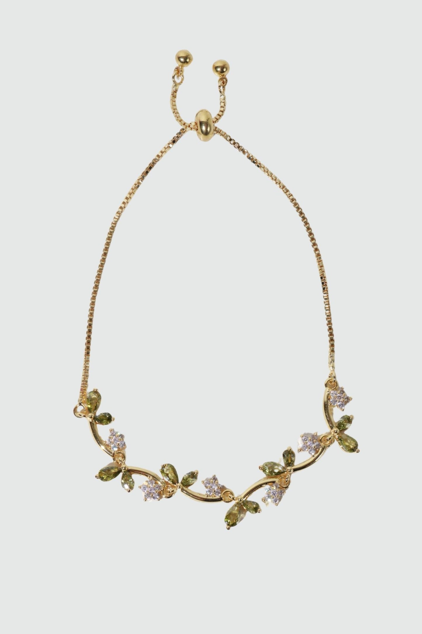 14K Real Gold Plated Verdant Vines Bracelet