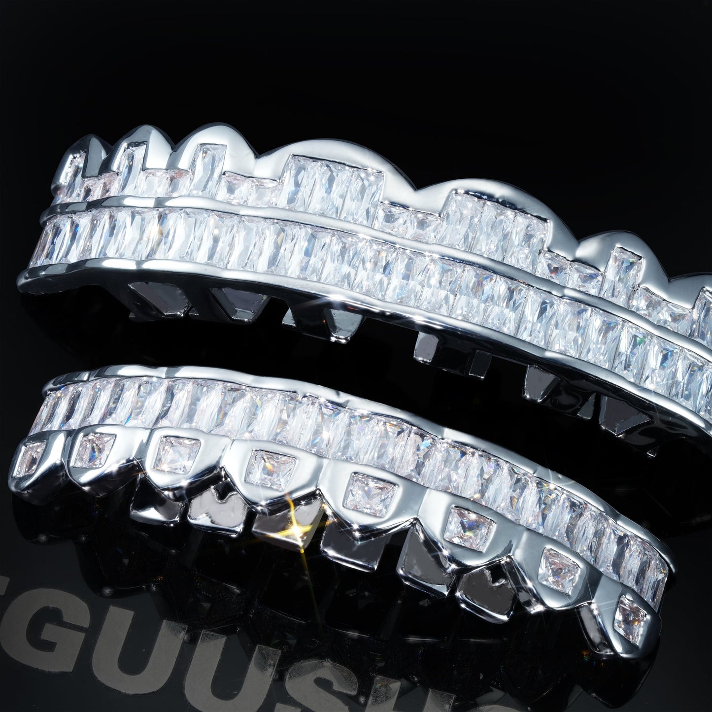 18K Gold-Plated AAA CZ Hip Hop Grillz