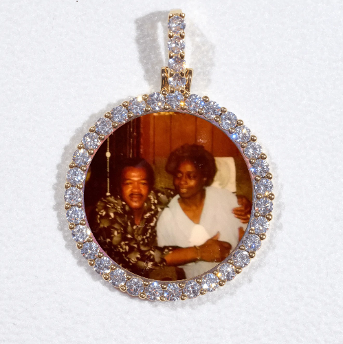 3D CIRCLE CUSTOM PICTURE PENDANT SMALL SIZE