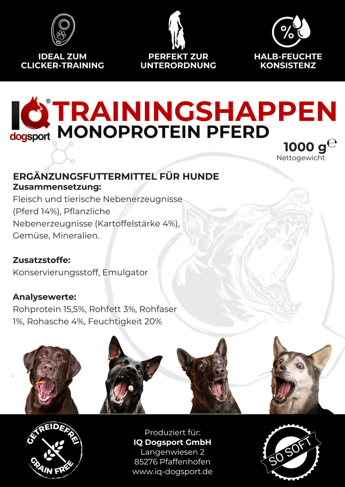 IQ Trainingshappen Pferd Medium – Verpackungsdesign