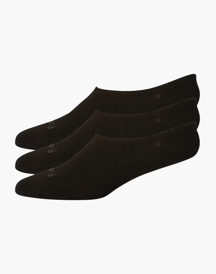 Pussyfoot - 3pk Footlet Socks - Black