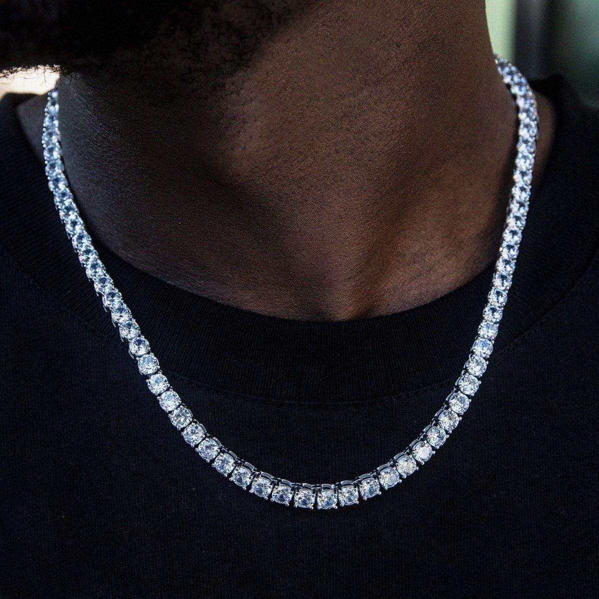 5mm Diamond Tennis Necklace