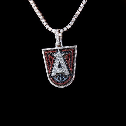Atlanta Dream Official WNBA Logo Pendant in White Gold