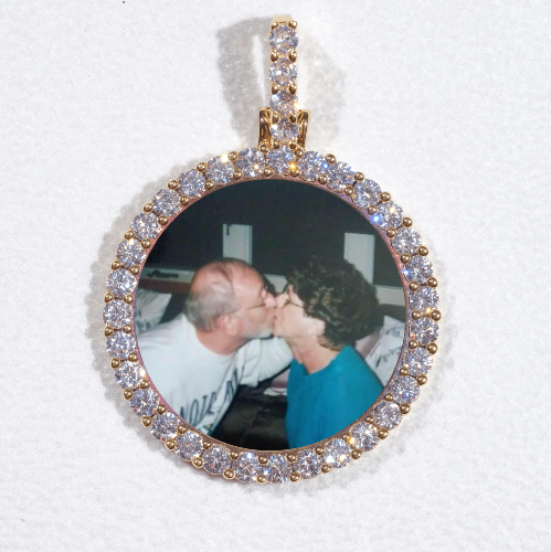 3D CIRCLE CUSTOM PICTURE PENDANT SMALL SIZE
