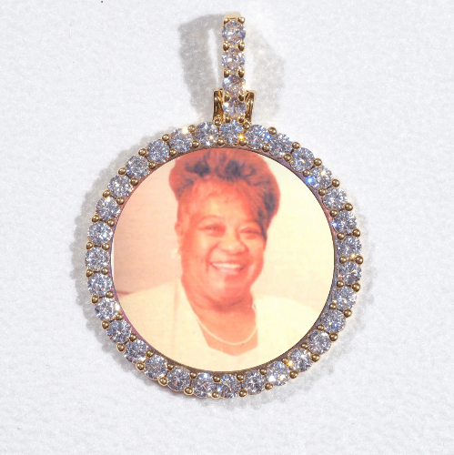 3D CIRCLE CUSTOM PICTURE PENDANT SMALL SIZE