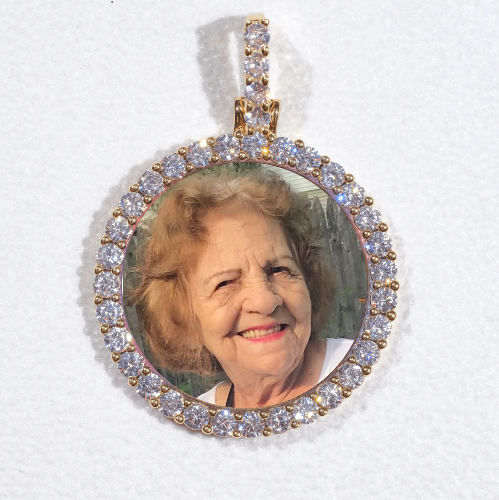 3D CIRCLE CUSTOM PICTURE PENDANT SMALL SIZE