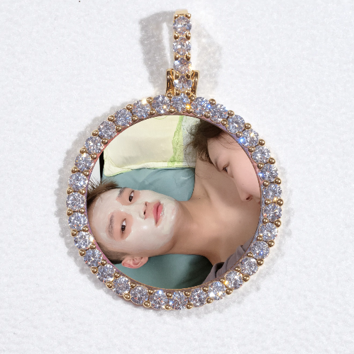 3D CIRCLE CUSTOM PICTURE PENDANT SMALL SIZE