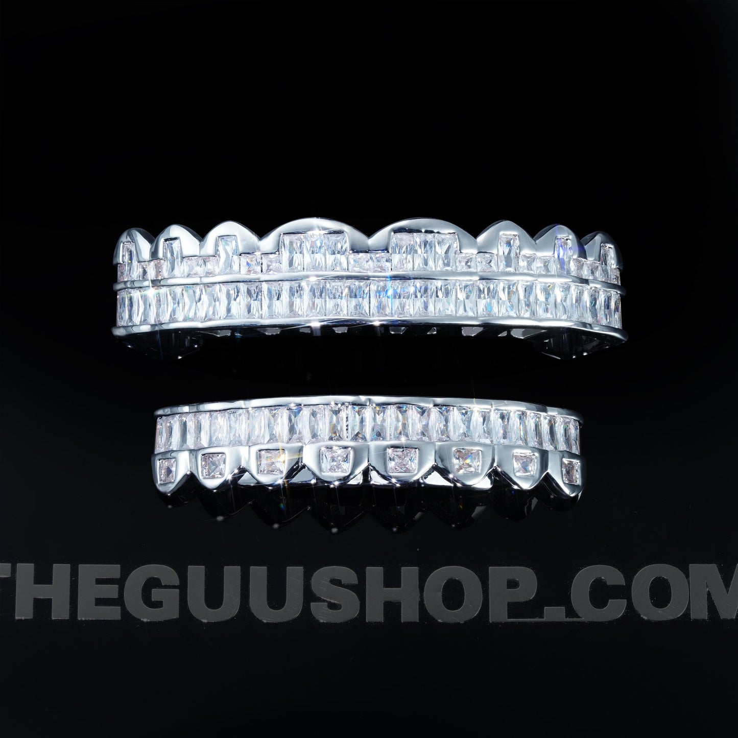 18K Gold-Plated AAA CZ Hip Hop Grillz