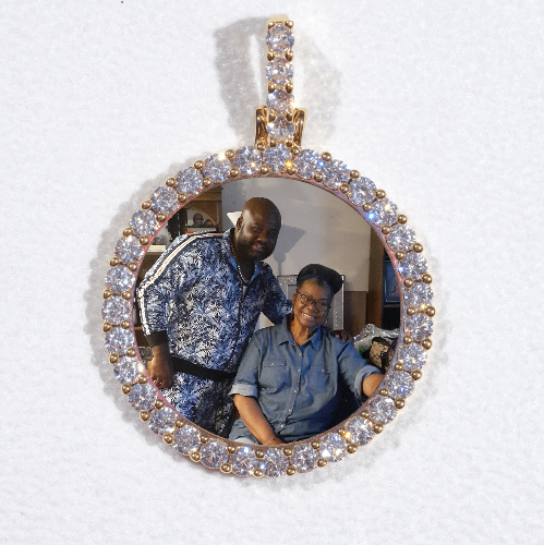 3D CIRCLE CUSTOM PICTURE PENDANT SMALL SIZE