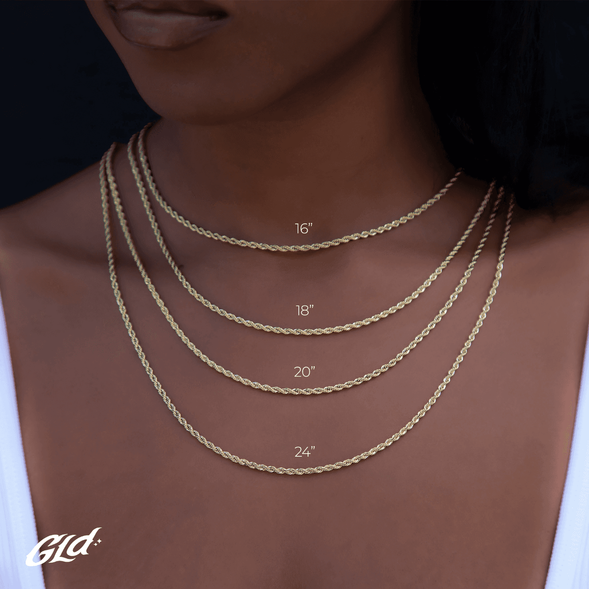 10k Solid Gold Micro Herringbone Chain (2.5mm)