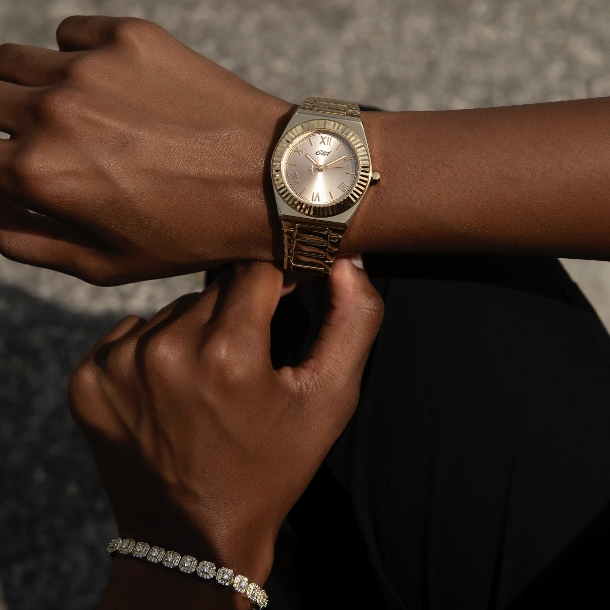 36MM Fluted Bezel Alpha Era in Yellow Gold