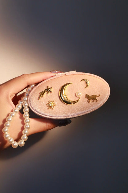 CTC Moon Star Pink Jewelry Case