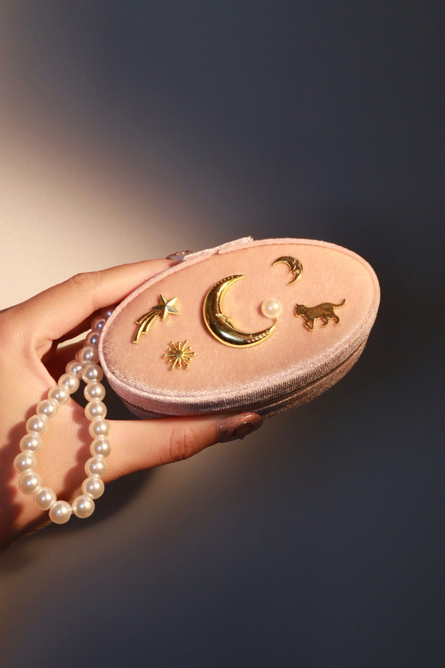 CTC Moon Star Pink Jewelry Case