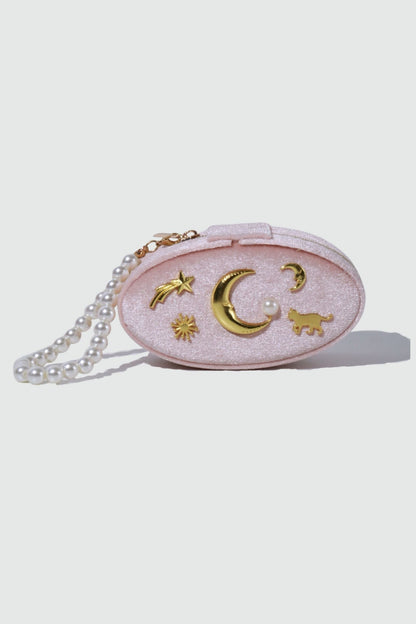 CTC Moon Star Pink Jewelry Case