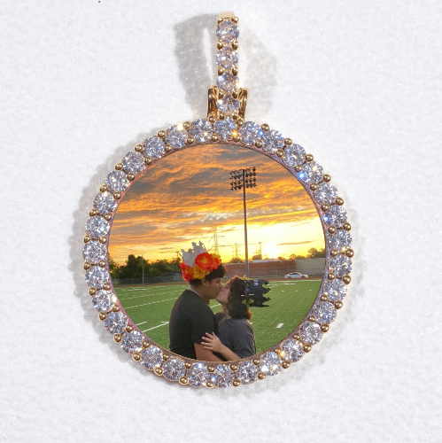 3D CIRCLE CUSTOM PICTURE PENDANT SMALL SIZE