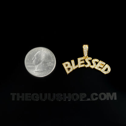 18K Gold-Plated CZ Letter Pendant