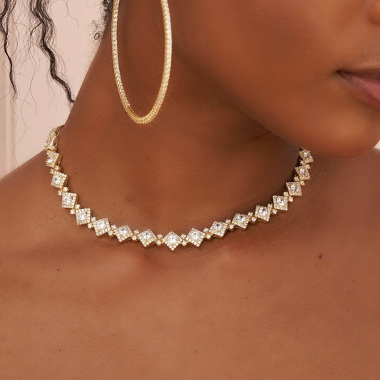 Cloister Link Necklace in Yellow Gold - 10mm