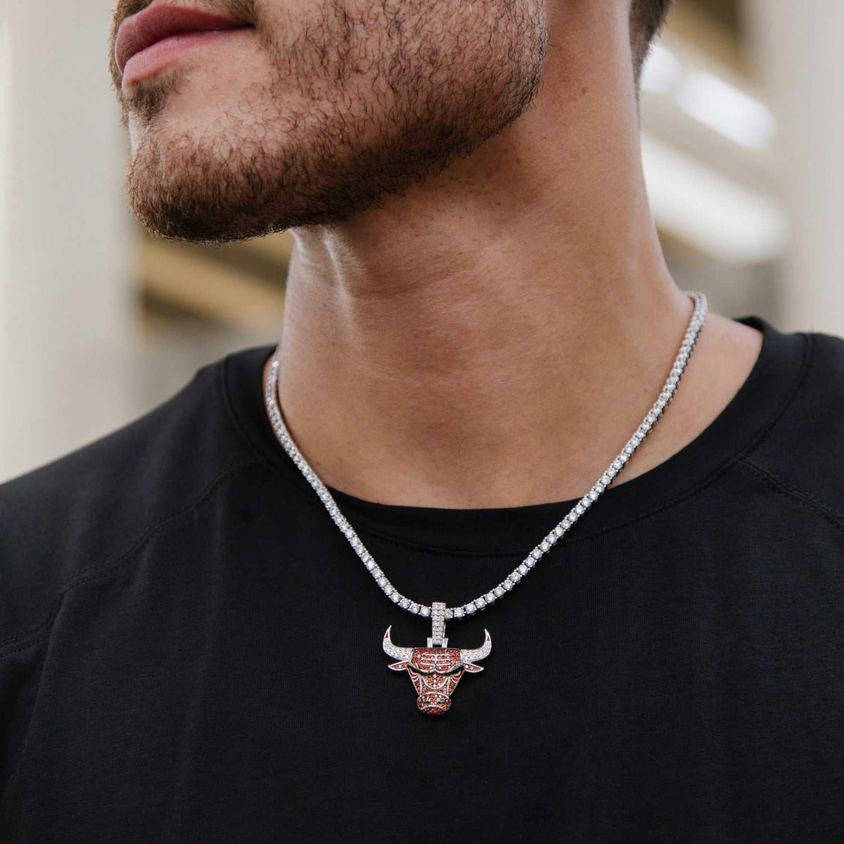 Chicago Bulls Official NBA Logo Pendant