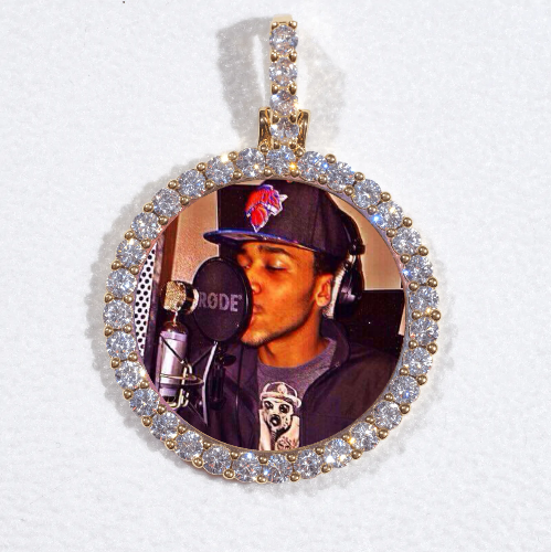 3D CIRCLE CUSTOM PICTURE PENDANT SMALL SIZE
