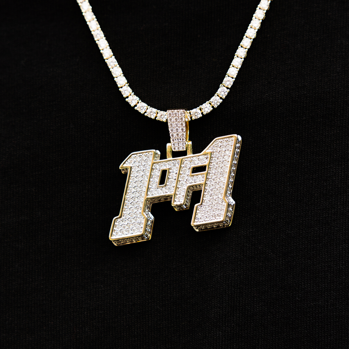 1of1 Pendant in Yellow Gold
