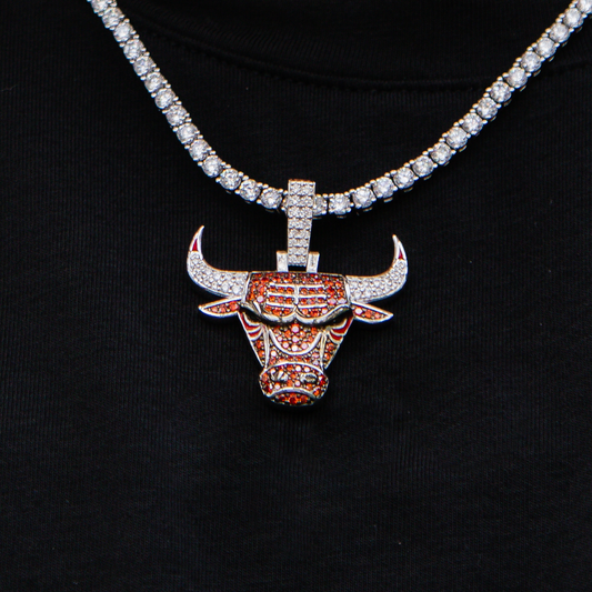 Chicago Bulls Official NBA Logo Pendant