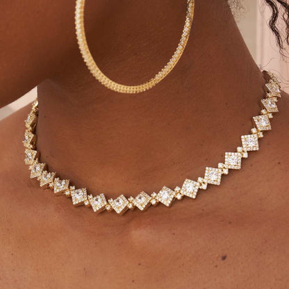Cloister Link Necklace in Yellow Gold - 10mm