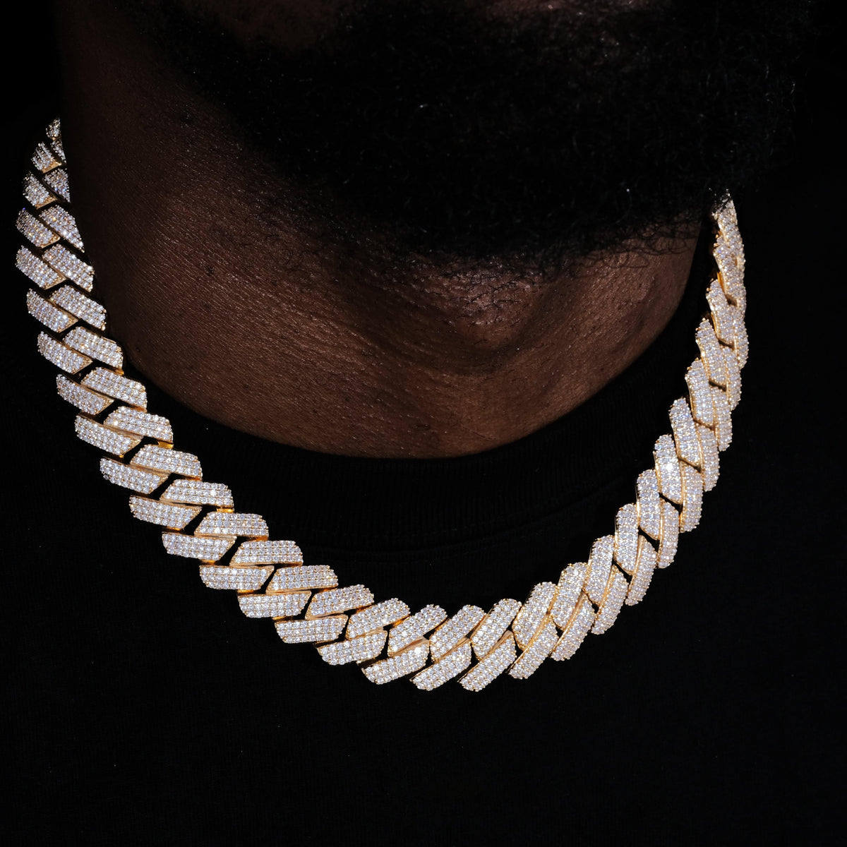19mm Iced Prong Cuban Chain