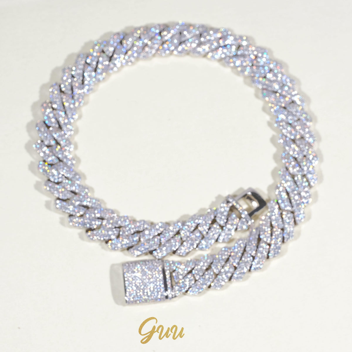 19mm 2-Row Iced Prong Cuban Chain (Reward)