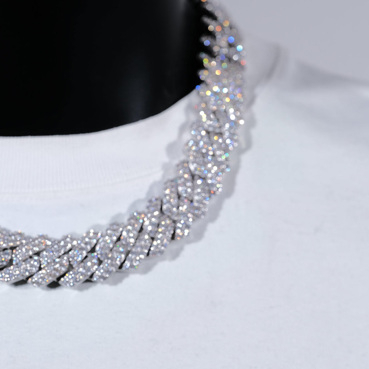 19mm 2-Row Iced Prong Cuban Chain (Reward)
