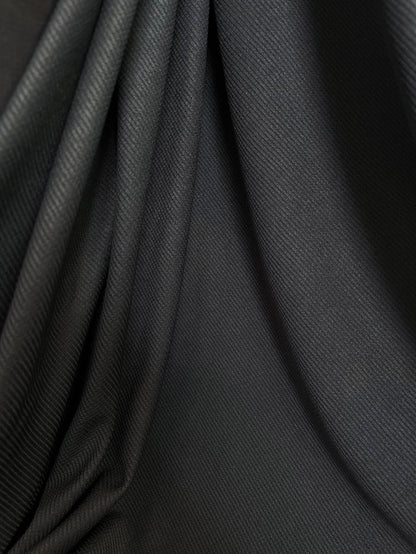 Ribbed Sport Poly Jersey - Jet Black