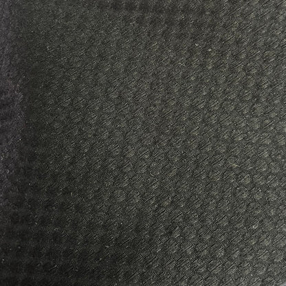 Textured Cotton Pique Stretch  - Jet Black