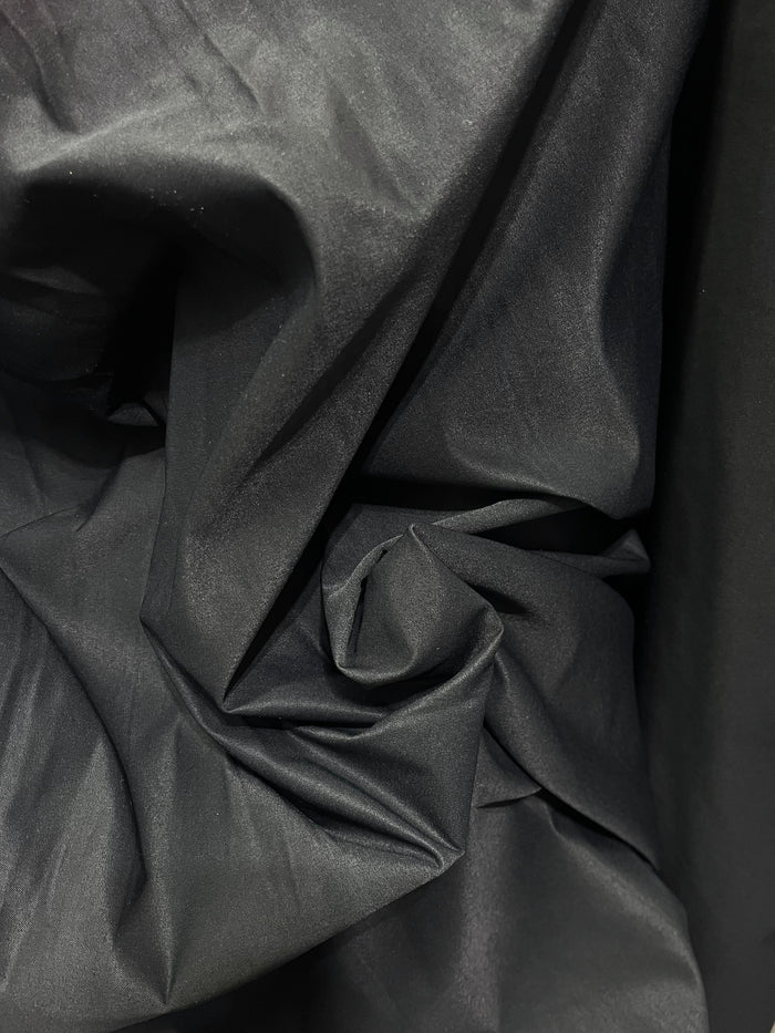 Medium Weight Poly Cotton - Black
