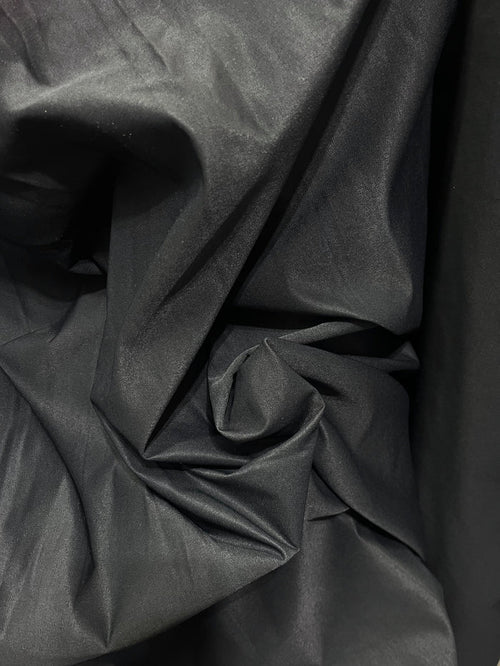 Medium Weight Poly Cotton - Black
