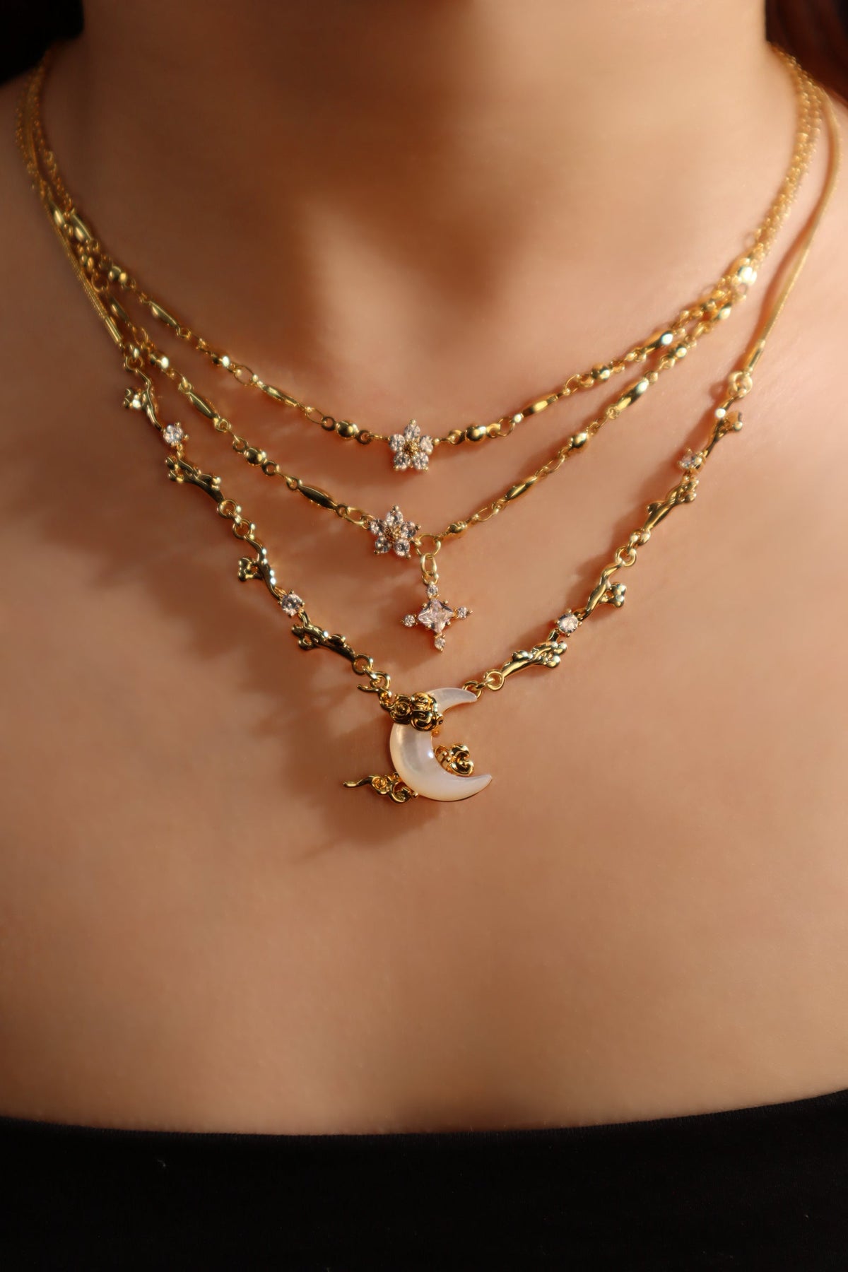 Starlight Moon Necklace Bundle