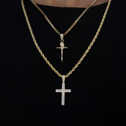 Choose 2 Chains + 2 Pendants - Yellow Gold
