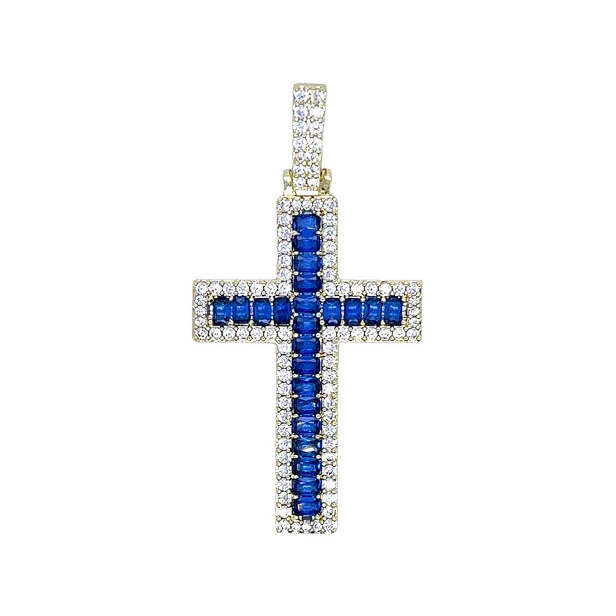 Blue Baguette Cross