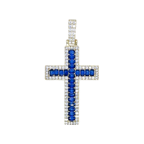 Blue Baguette Cross