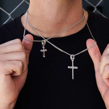 1 Chain + 1 Pendant  - White Gold