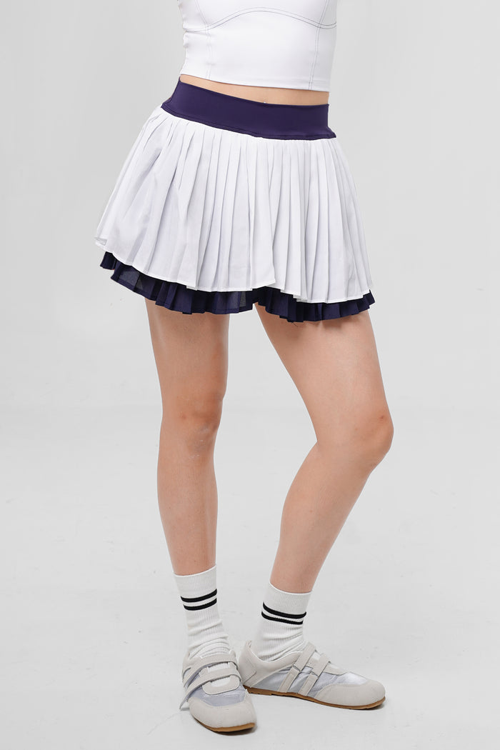 Athletic Layered Flutter Skortie