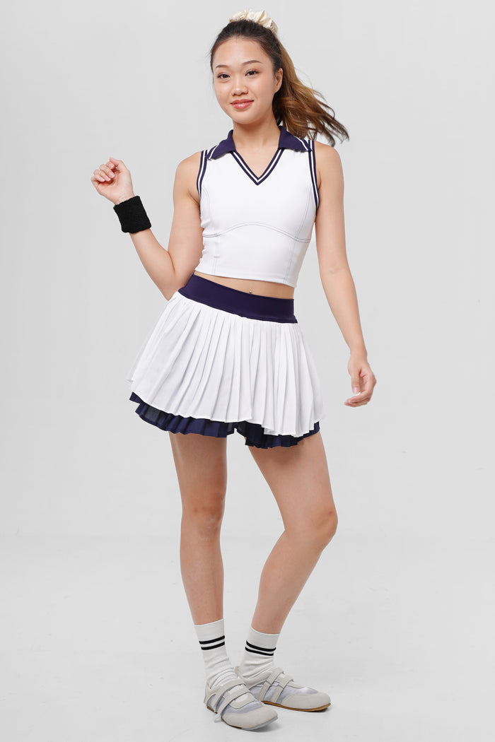 Athletic Layered Flutter Skortie