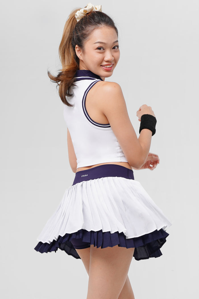Athletic Layered Flutter Skortie