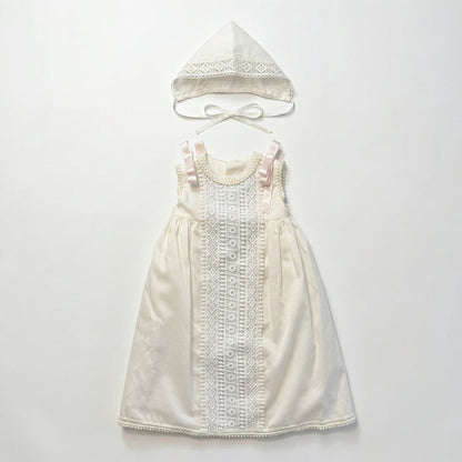 Baton Baptism Lace Dress — AGÜ Baby Spanish baby clothes