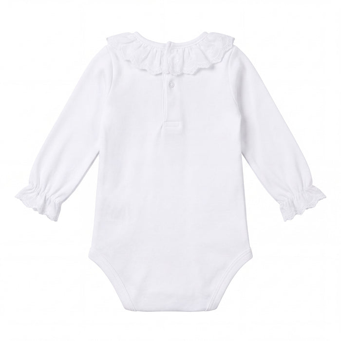 Beige Body Plumeti with Collar — view 3 — handcrafted in Spain — AGÜ Baby