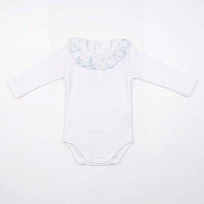 Beige Body with Dots Collar — AGÜ Baby Spanish baby clothes