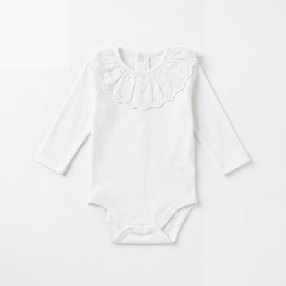 Body Long Sleeve with Flower Collar — AGÜ Baby Spanish baby clothes