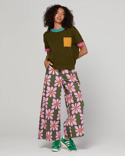 Boom Shankar - Poet Tee - Khaki Multi