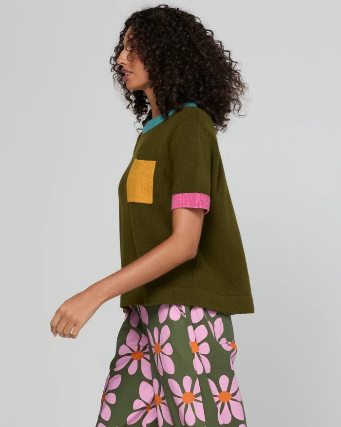 Boom Shankar - Poet Tee - Khaki Multi