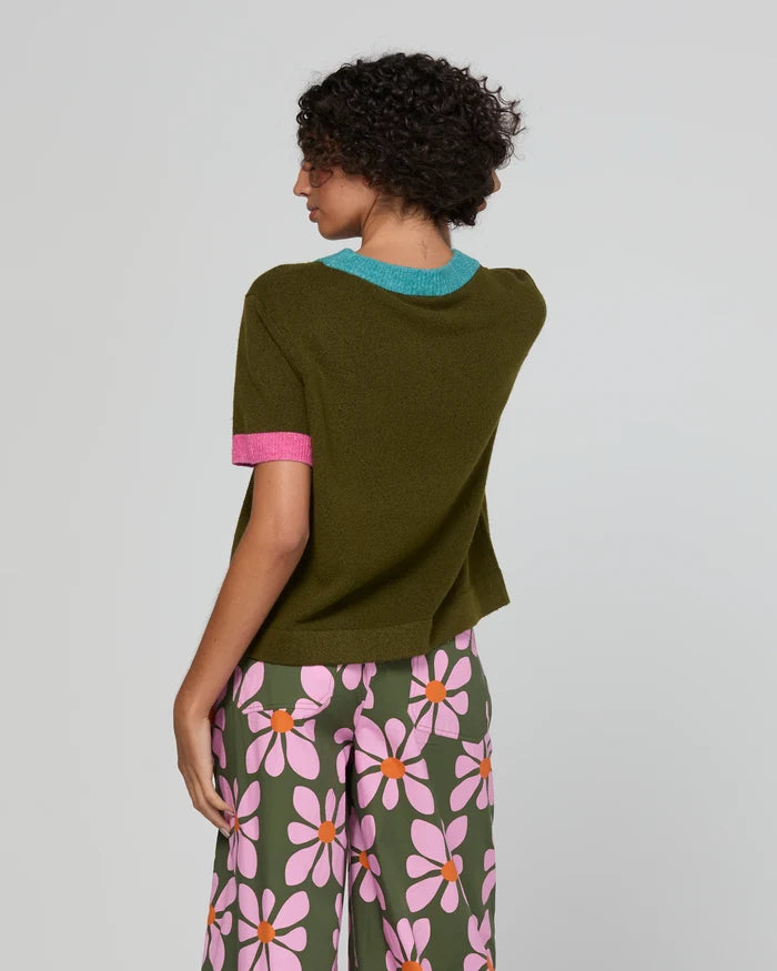 Boom Shankar - Poet Tee - Khaki Multi